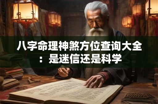 八字命理神煞方位查询大全：是迷信还是科学
