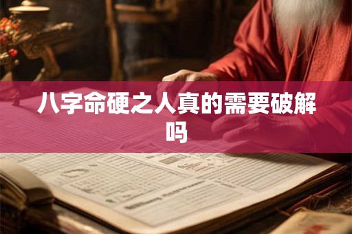 八字命硬之人真的需要破解吗