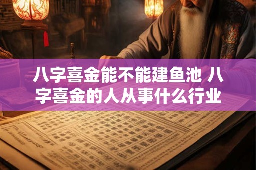 八字喜金能不能建鱼池 八字喜金的人从事什么行业