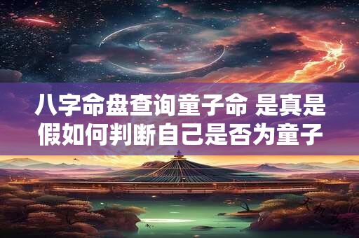 八字命盘查询童子命 是真是假如何判断自己是否为童子命