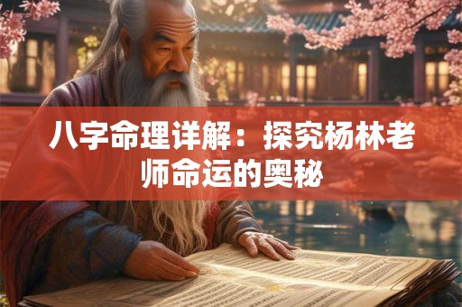 八字命理详解：探究杨林老师命运的奥秘