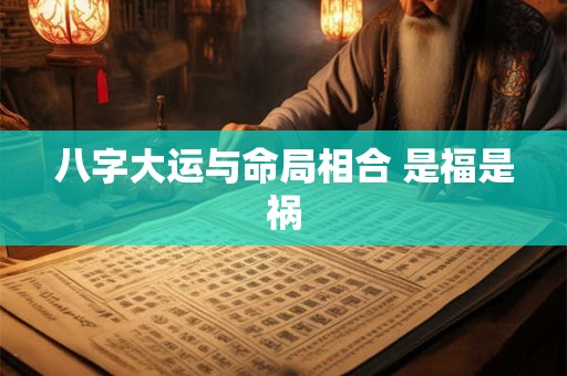 八字大运与命局相合 是福是祸