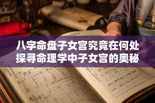八字命盘子女宫究竟在何处探寻命理学中子女宫的奥秘 八字命盘子女宫究竟在何处探寻命理学中子女宫的奥秘