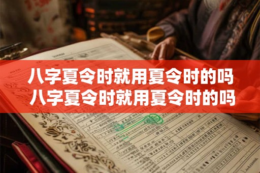 八字夏令时就用夏令时的吗 八字夏令时就用夏令时的吗为什么
