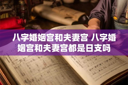 八字婚姻宫和夫妻宫 八字婚姻宫和夫妻宫都是日支吗