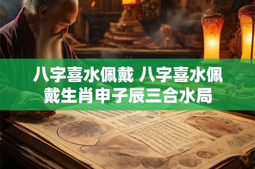 八字喜水佩戴 八字喜水佩戴生肖申子辰三合水局