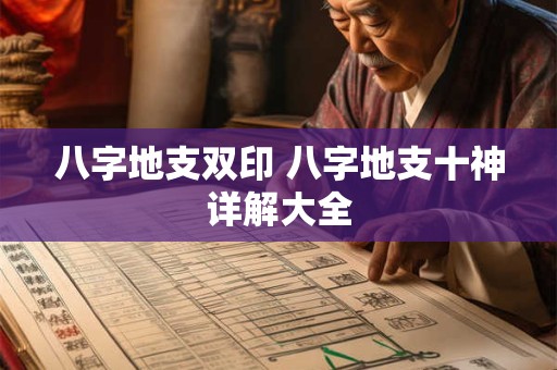 八字地支双印 八字地支十神详解大全
