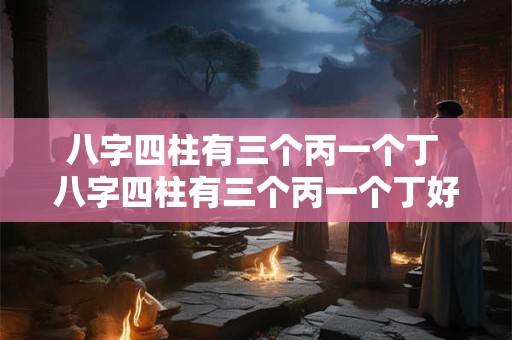 详细阅读:八字四柱有三个丙一个丁 八字四柱有三个丙一个丁好吗 八字四柱有三个丙一个丁 八字四柱有三个丙一个丁好吗