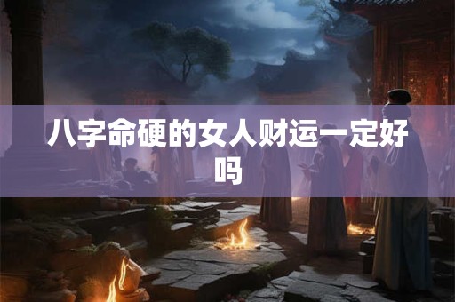 八字命硬的女人财运一定好吗
