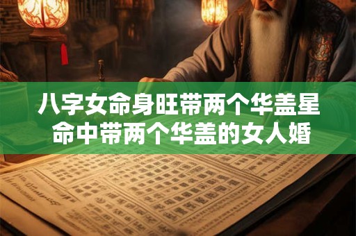 八字女命身旺带两个华盖星 命中带两个华盖的女人婚姻