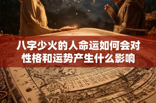 八字少火的人命运如何会对性格和运势产生什么影响