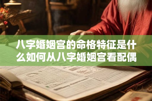 八字婚姻宫的命格特征是什么如何从八字婚姻宫看配偶情况