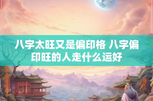 八字太旺又是偏印格 八字偏印旺的人走什么运好