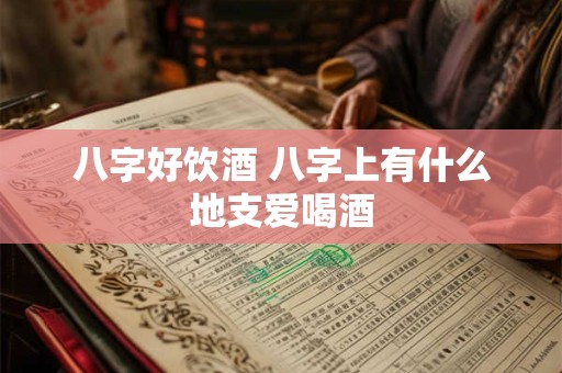 八字好饮酒 八字上有什么地支爱喝酒