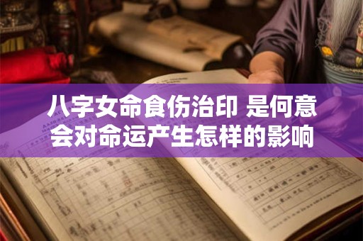 八字女命食伤治印 是何意会对命运产生怎样的影响