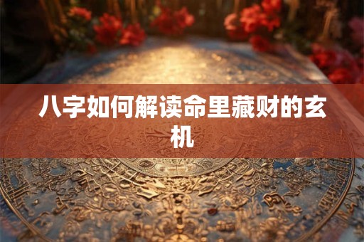 八字如何解读命里藏财的玄机