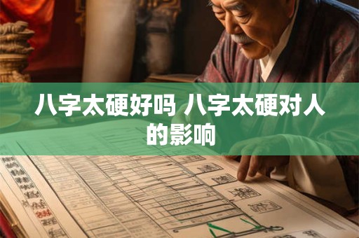 八字太硬好吗 八字太硬对人的影响