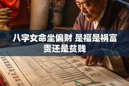 八字女命坐偏财 是福是祸富贵还是贫贱