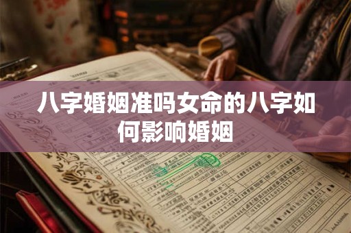 八字婚姻准吗女命的八字如何影响婚姻