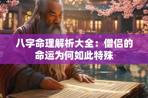 详细阅读:八字命理解析大全:僧侣的命运为何如此特殊 八字命理解析大全:僧侣的命运为何如此特殊