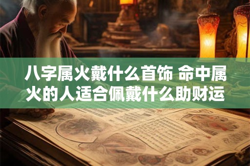 八字属火戴什么首饰 命中属火的人适合佩戴什么助财运