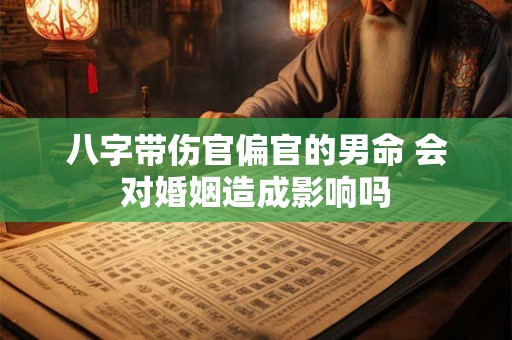 八字带伤官偏官的男命 会对婚姻造成影响吗