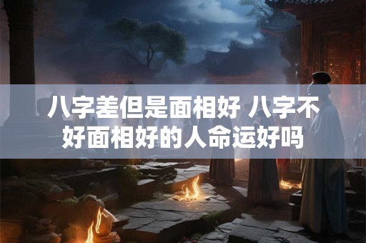 八字差但是面相好 八字不好面相好的人命运好吗