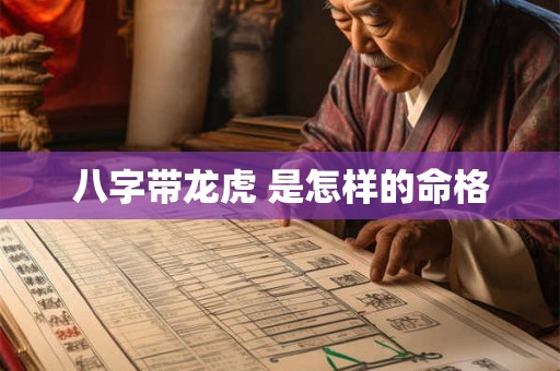 八字带龙虎 是怎样的命格