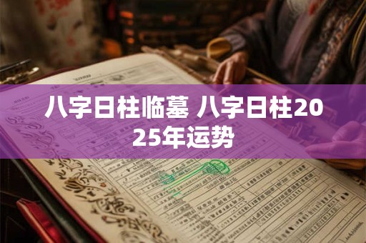 八字日柱临墓 八字日柱2026年运势 八字日柱临墓 八字日柱2026年运势