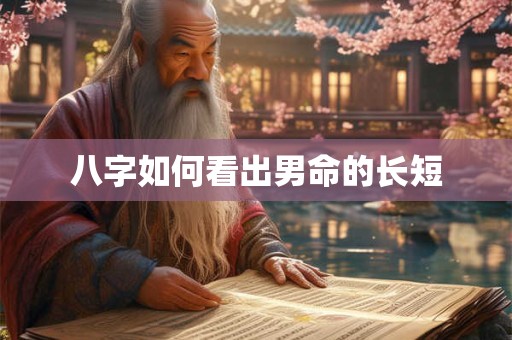 八字如何看出男命的长短