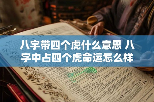 八字带四个虎什么意思 八字中占四个虎命运怎么样
