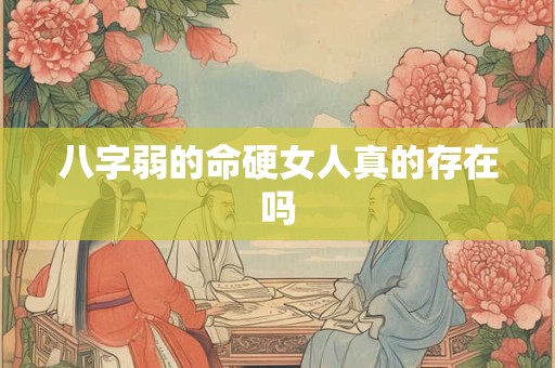 八字弱的命硬女人真的存在吗