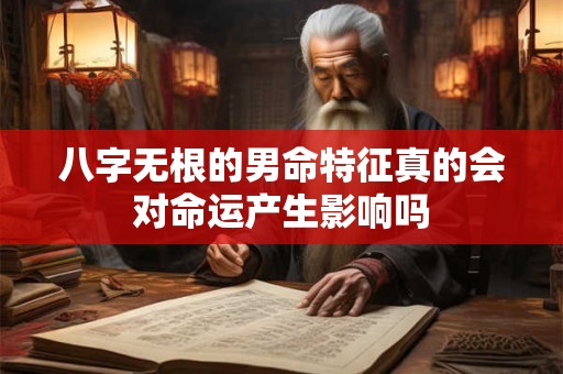 八字无根的男命特征真的会对命运产生影响吗
