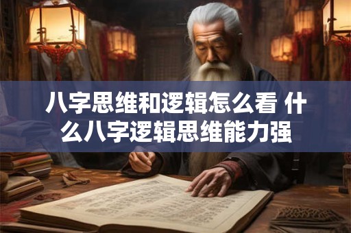 八字思维和逻辑怎么看 什么八字逻辑思维能力强