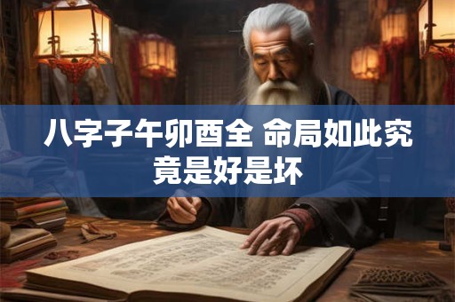 八字子午卯酉全 命局如此究竟是好是坏