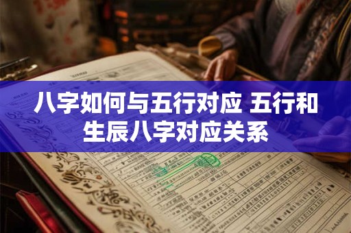 八字如何与五行对应 五行和生辰八字对应关系