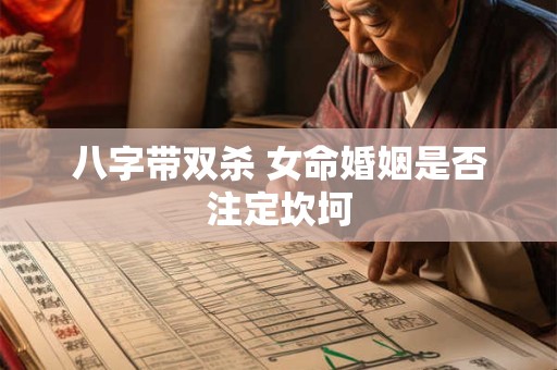 八字带双杀 女命婚姻是否注定坎坷