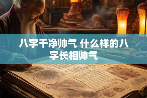 八字干净帅气 什么样的八字长相帅气 八字干净帅气 什么样的八字长相帅气