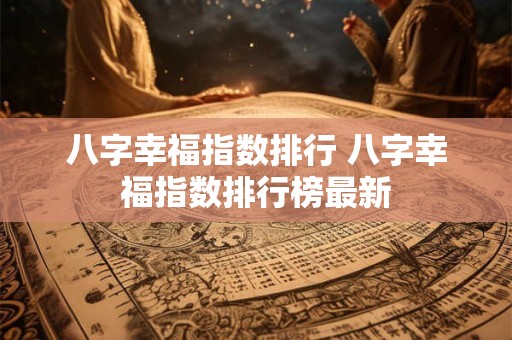 八字幸福指数排行 八字幸福指数排行榜最新 八字幸福指数排行 八字幸福指数排行榜最新
