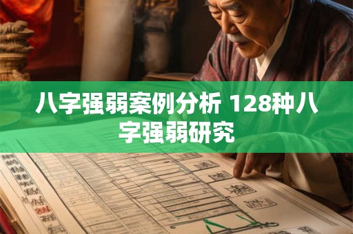 八字强弱案例分析 128种八字强弱研究 八字强弱案例分析 128种八字强弱研究