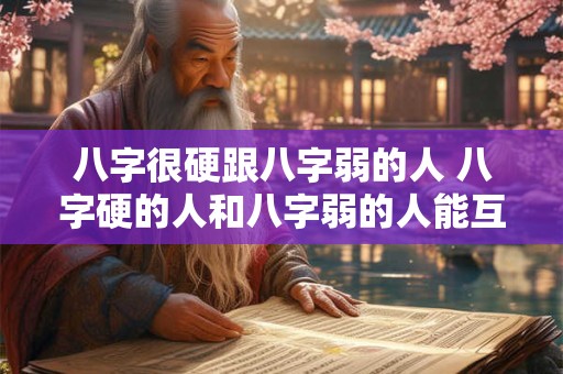 八字很硬跟八字弱的人 八字硬的人和八字弱的人能互补吗