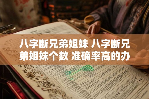 八字断兄弟姐妹 八字断兄弟姐妹个数 准确率高的办法 八字断兄弟姐妹 八字断兄弟姐妹个数 准确率高的办法