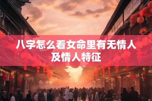 八字怎么看女命里有无情人及情人特征