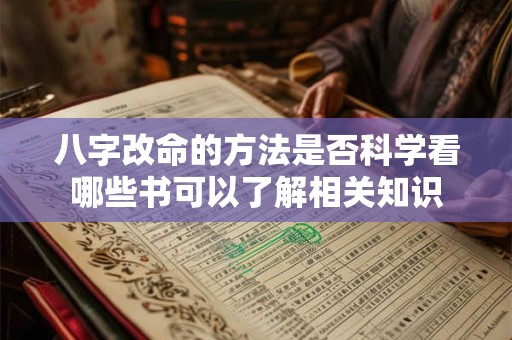八字改命的方法是否科学看哪些书可以了解相关知识 八字改命的方法是否科学看哪些书可以了解相关知识