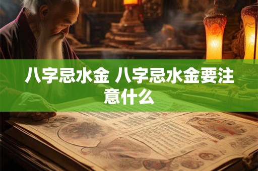 八字忌水金 八字忌水金要注意什么 八字忌水金 八字忌水金要注意什么