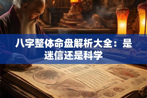 详细阅读:八字整体命盘解析大全:是迷信还是科学 八字整体命盘解析大全:是迷信还是科学