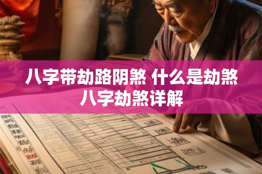八字带劫路阴煞 什么是劫煞八字劫煞详解 八字带劫路阴煞 什么是劫煞八字劫煞详解