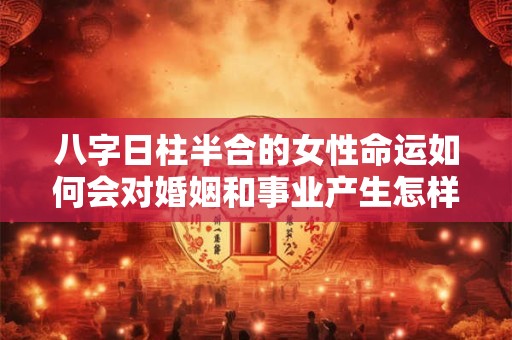 八字日柱半合的女性命运如何会对婚姻和事业产生怎样的影响