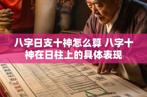 八字日支十神怎么算 八字十神在日柱上的具体表现