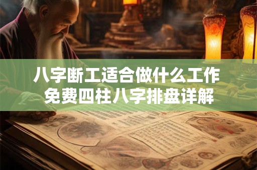 八字断工适合做什么工作 免费四柱八字排盘详解 八字断工适合做什么工作 免费四柱八字排盘详解